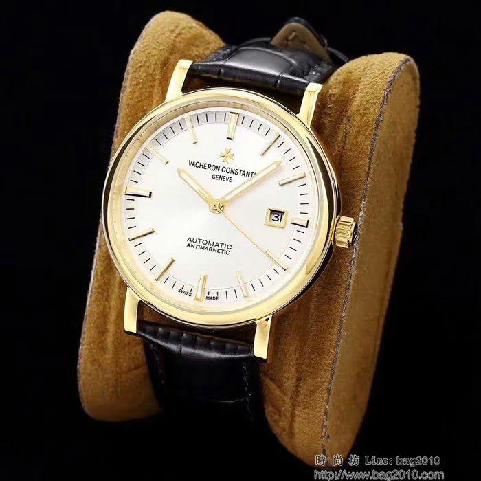 江詩丹頓 Vacheron Constantin YG廠 2019首發新款 縱橫升級版 821A零返修機芯 超強夜光 深度防水 男士腕表  wssb5045
